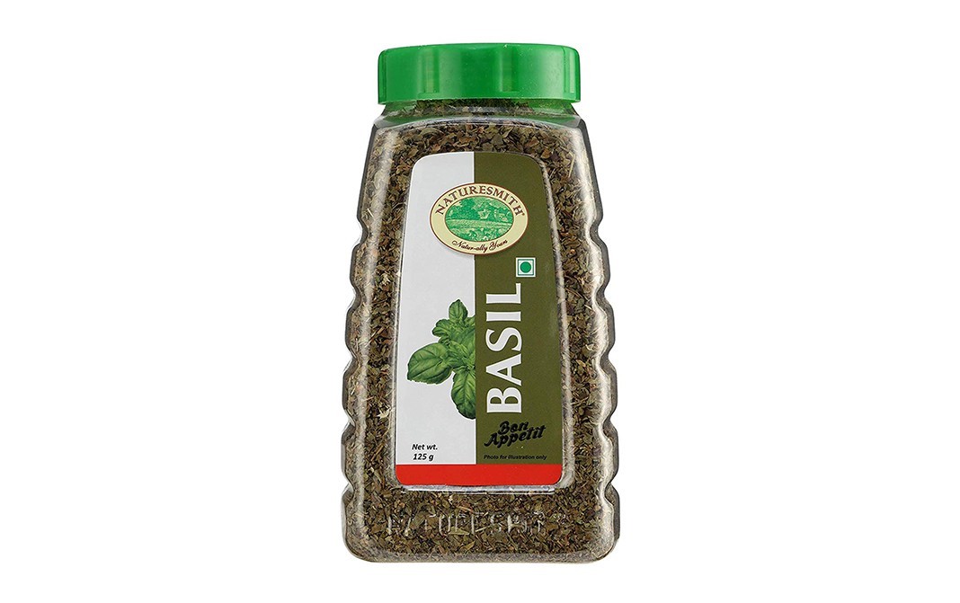 NatureSmith Basil    Plastic Jar  125 grams